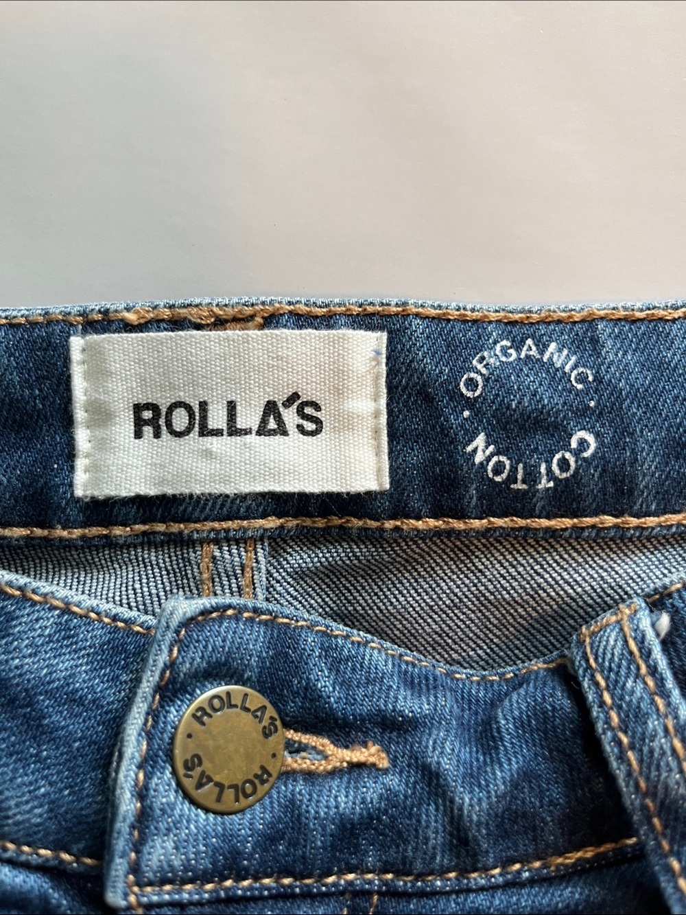 Rolla’s Denim Dusters Bootcut Crop High Rise Size 29 - Picture 10 of 16